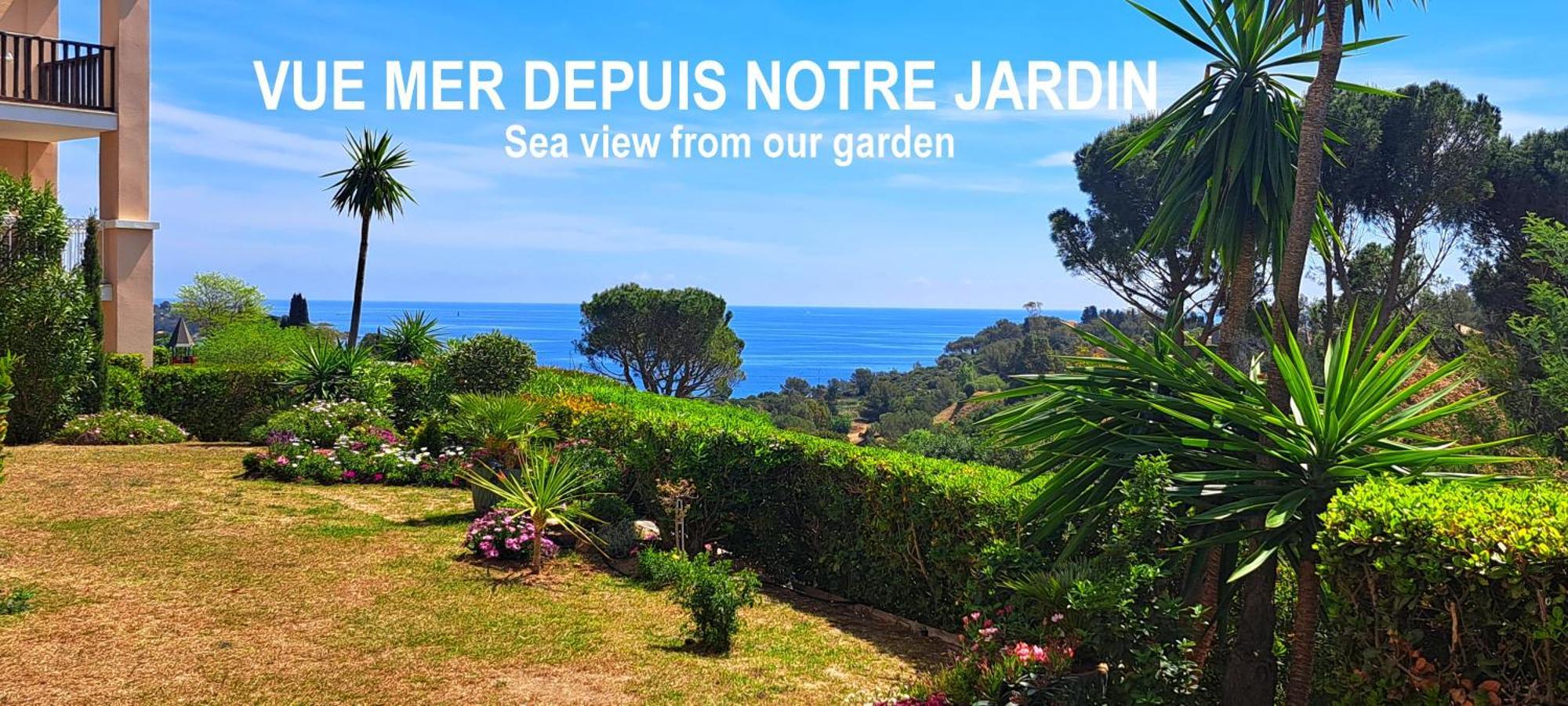 Dans Un Cadre D'Exception, Vue Mer Panoramique A Agay Cote D'Azur, Village Vacances Cap Esterel, T2 Avec Jardin, Golf, Climatisation, Wifi, 5 Piscines Saint-Raphaël Extérieur photo